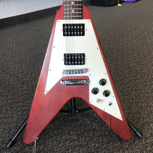 Used Gibson FLYING V FADED 2005 Pointy Electric Guitar Red 6-String 41125-S000039364