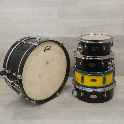 Used Pearl Rhythm Traveler Drum Shells And Hardware Black 40015-S000328169