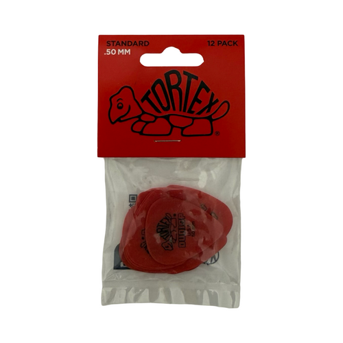 New DUNLOP TORTEX RED .50MM 41126-LPD-418P50