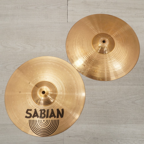 Used Sabian 14" B8 Hi Hat Cymbals 40015-S000328181