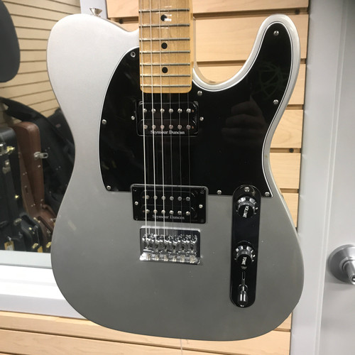 Vist Large View of Product Image Which is Used Fender 2014 MIM BLACKTOP TELECASTER HH T Type Electric Guitar Silver/Gray 6-String