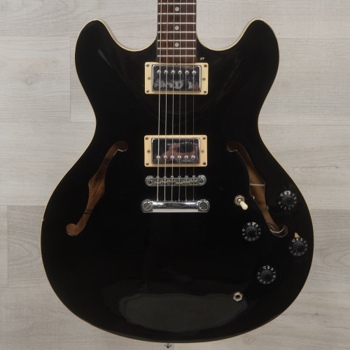 Used Archer SH-90 Semi-Hollow Electric Guitar Black 40015-S000328213
