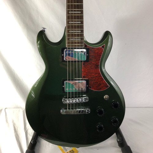 Used Ibanez AX120 Double Cut Electric Guitar Green 6-String 41128-S000106399