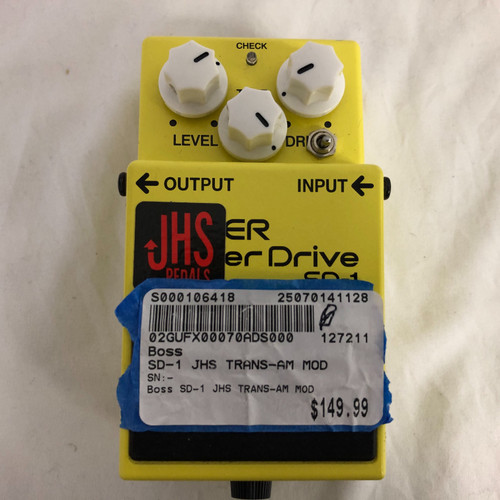 Vist Large View of Product Image Which is Used Boss SD-1 JHS TRANS-AM MOD Overdrive Pedal 41128-S000106418