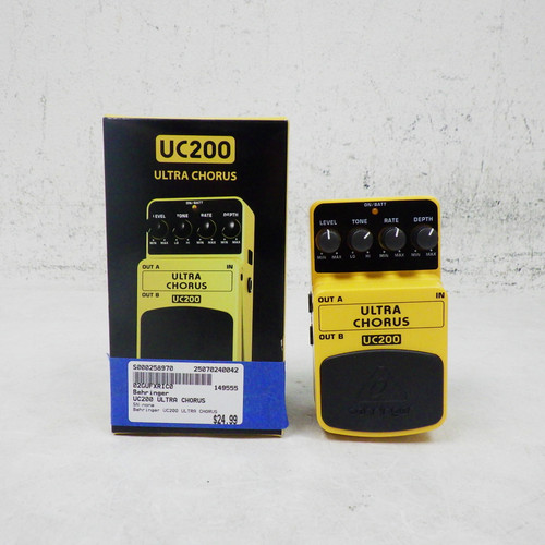 Used Behringer UC200 Ultra Chorus Pedal 40042-S000258970