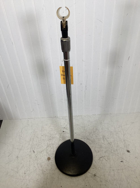 Vist Large View of Product Image Which is Used STRAIGHT CHROME W/CLIP Microphone Stand 40107-S000152864