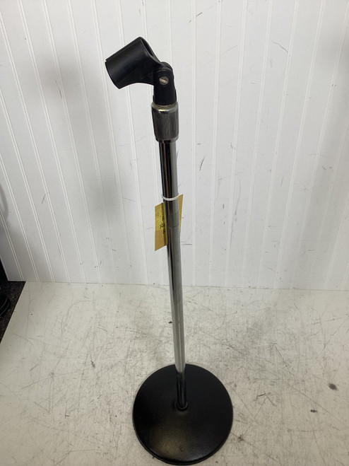 Vist Large View of Product Image Which is Used STRAIGHT CHROME W/CLIP Microphone Stand 40107-S000152866