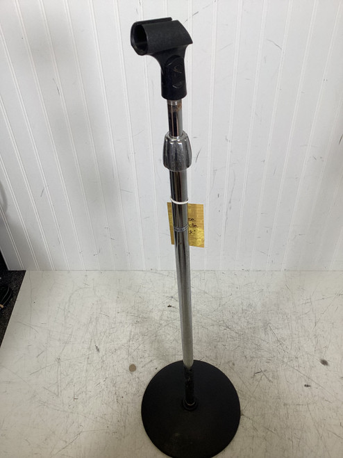 Vist Large View of Product Image Which is Used STRAIGHT CHROME W/CLIP Microphone Stand 40107-S000152865