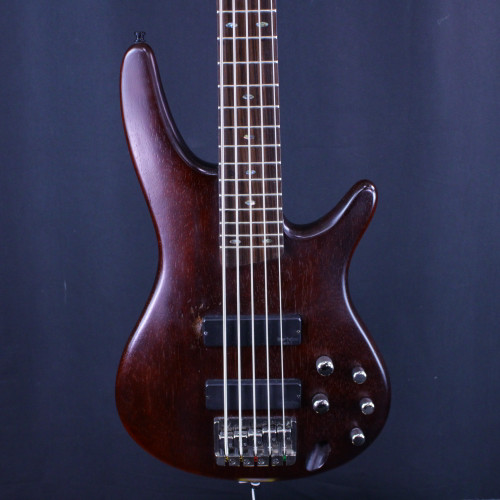 Vist Large View of Product Image Which is Used Ibanez SR505 Modern Metal Bass Guitar Red 5-String 40123-S000130725