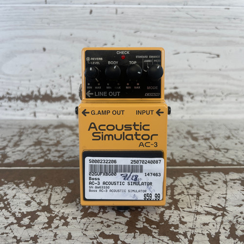 Used - Boss AC-3 ACOUSTIC SIMULATOR Pedal 40087-S000232206