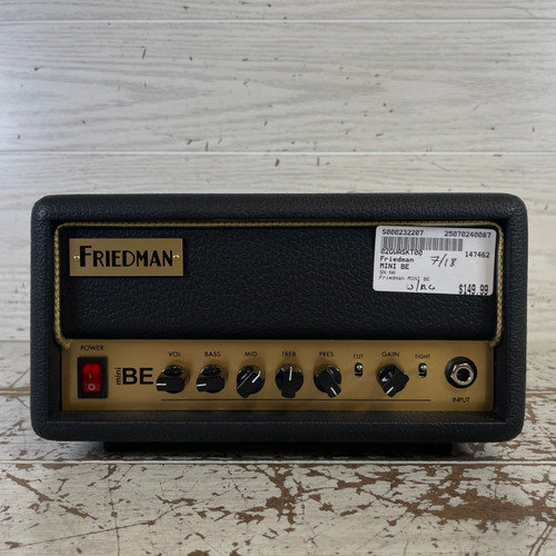 Used - Friedman MINI BE Solid State Guitar Head 40087-S000232207