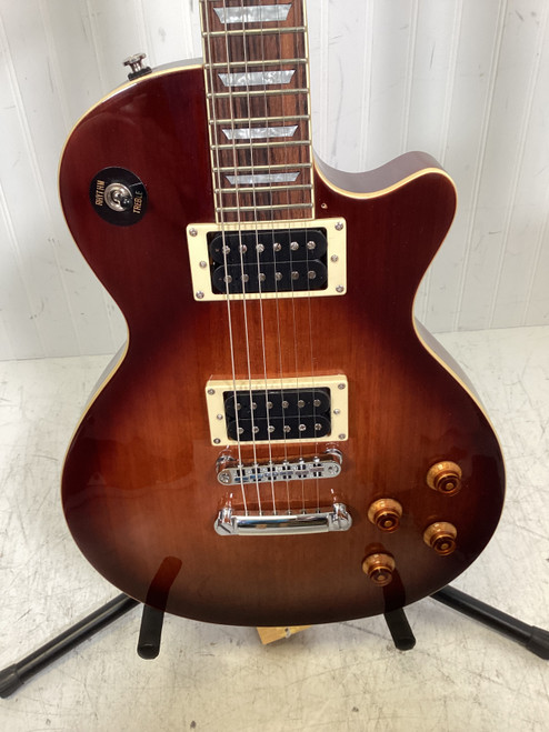 Used Agile 2000 LP 2 BLACK HUMBUCKERS LP Type Electric Guitar Black 6-String 40107-S000152959
