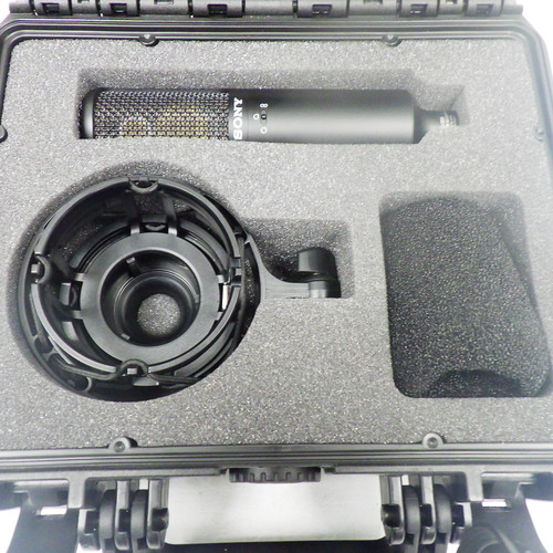 Used Sony C-100 with Case and Shockmount Condenser Microphone 40042-S000259008