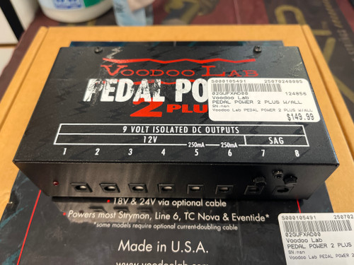 Used Voodoo Lab PEDAL POWER 2 PLUS W/ALL Guitar Effects Pedal 40085-S000105491