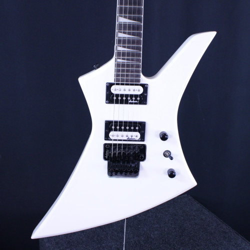 Vist Large View of Product Image Which is Used Jackson JS32 KELLY Pointy Electric Guitar White 6-String