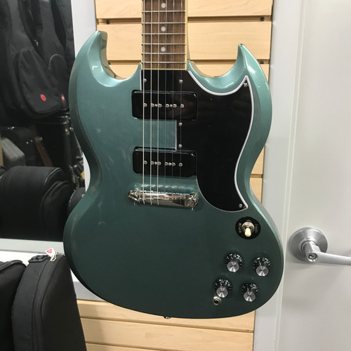 Used Epiphone SG SPECIAL P90 Double Cut Electric Guitar Green 6-String 41125-S000039388