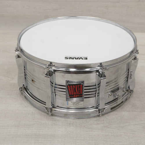 Used Ludwig 14x6.5 Rocker Metal Snare Drum 40015-S000328280