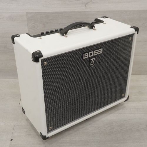 Used Boss Katana 100 Mkii White 1x12 Solid State Amplifier 40015-S000328288
