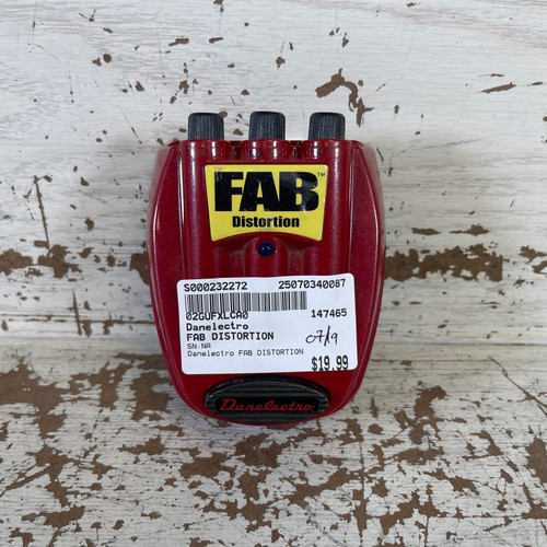 Used - Danelectro FAB DISTORTION Distortion Pedal 40087-S000232272