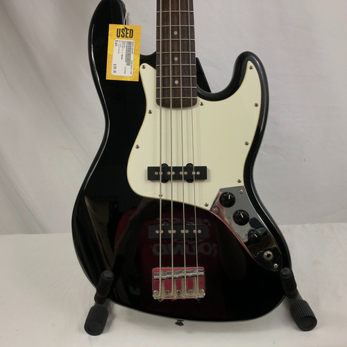 Used Squier AFFINITY J BASS J Type Bass Guitar Black 4-String 41128-S000106499