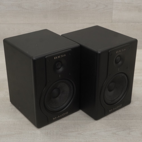 Used M-Audio BX5A Powered Studio Monitor Pair 40015-S000328324