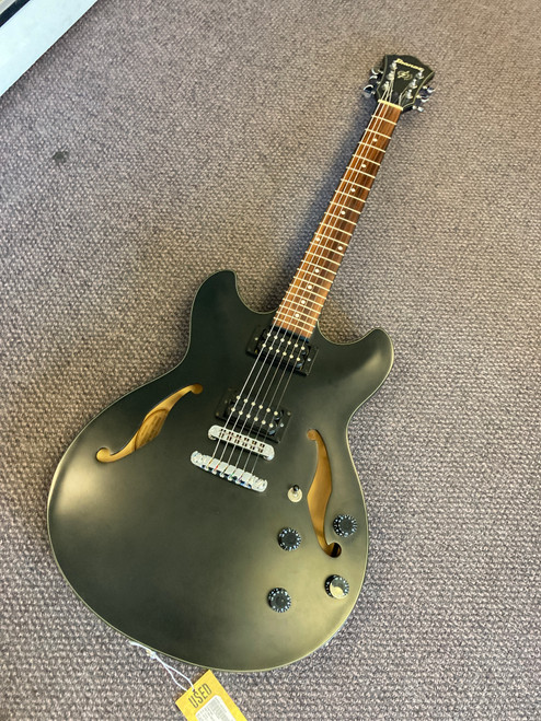 Used Ibanez AS73B-BKF-12-01 Electric Guitar Black 6-String 40085-S000105503