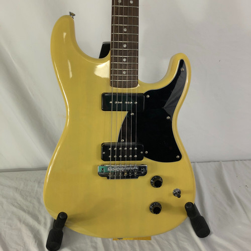 Used Squier PARANORMAL STRAT-O-SONIC S Type Electric Guitar Yellow 6-String 41128-S000106520