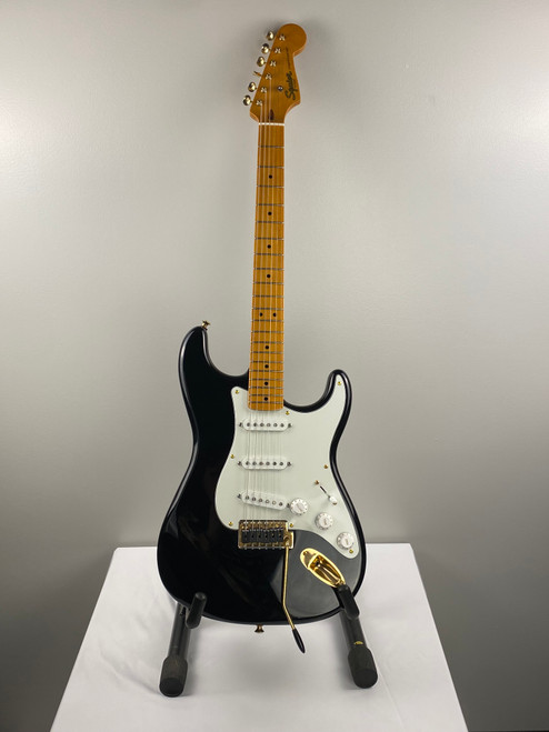 Vist Large View of Product Image Which is Used Squier STRAT CLASSIC VIBE 50S S Type Electric Guitar Black 6-String
