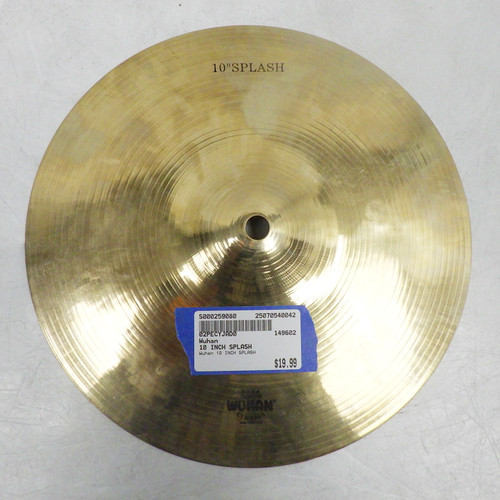 Used Wuhan 10 Inch Splash Cymbal 40042-S000259080