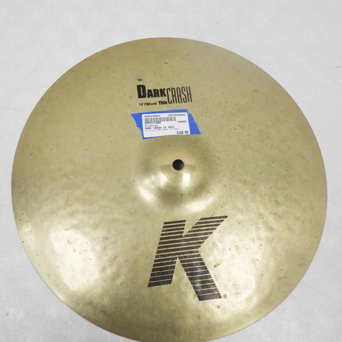 Used Zildjian Dark Crash 15 Inch Cymbal 40042-S000259083