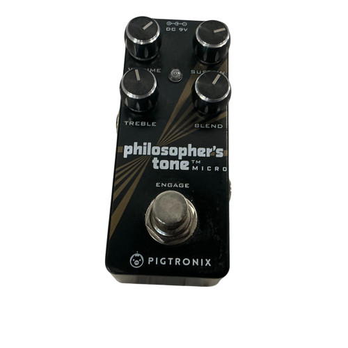 Used Pigtronix PHILOSPHERS TONE MICRO Distortion Pedal 40009-S000306634