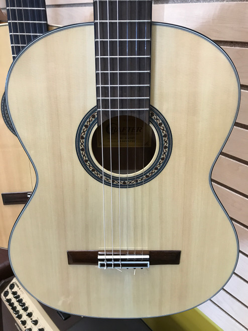 Vist Large View of Product Image Which is Used Crafter SILVER SERIES CLASSICAL Solid Top Acoustic Guitar Natural 41123-S000110181