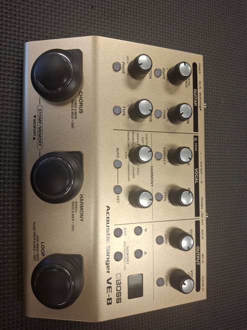 Used Boss VE-8 ACOUSTIC SINGER Guitar Effect 41116-S000048632