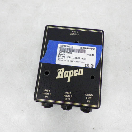 Used Rapco DI DB-100 Direct Box 40042-S000259112