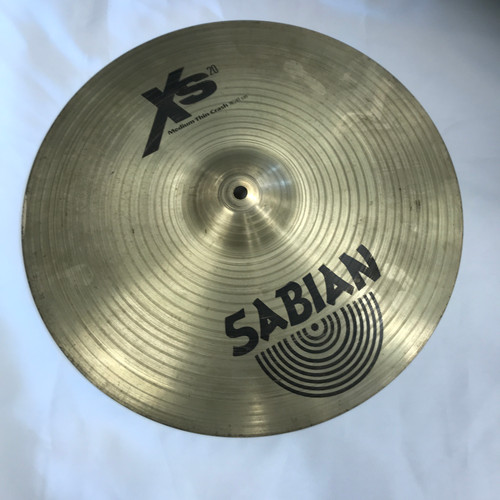 Vist Large View of Product Image Which is Used Sabian XS20 16IN MEDIUM THIN CRASH Vintage Crash Cymbal 16"