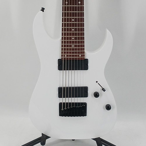 Used Ibanez RG8 Electric Guitar White 6-String 40081-S000111603