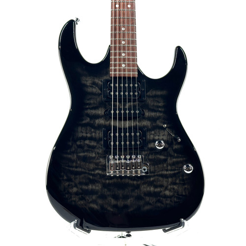 Vist Large View of Product Image Which is Used Ibanez GIO GRX70QA S Type Electric Guitar Black 6-String