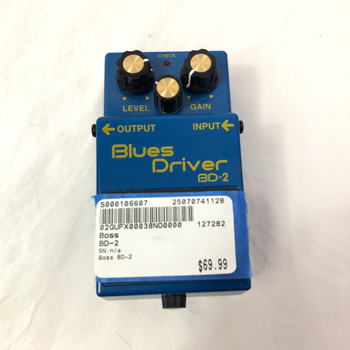 Used Boss BD-2 Overdrive Pedal 41128-S000106607