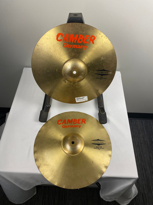 Vist Large View of Product Image Which is Used Camber CUTTING EDGE HI-HAT 14 Vintage Hi Hat Cymbals 14"