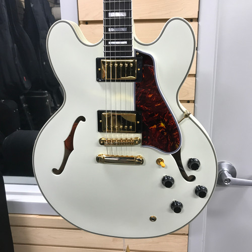 Vist Large View of Product Image Which is Used Epiphone IGC 1959 ES-355 Semi-Hollow Electric Guitar White 6-String 41125-S000039439