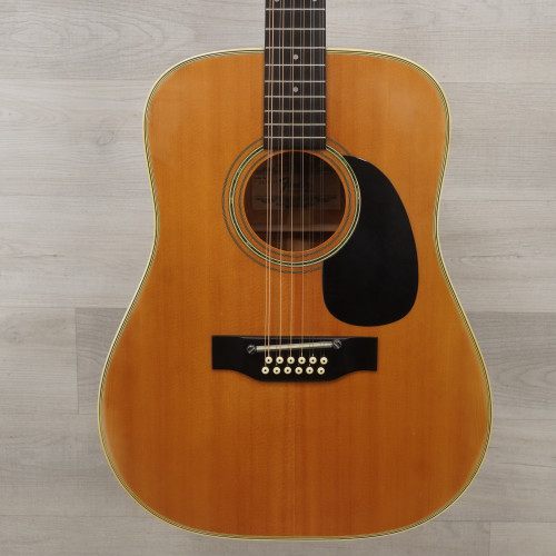 Used Fender F-55-12 Vintage Laminate Top Acoustic Guitar Natural 40015-S000328411