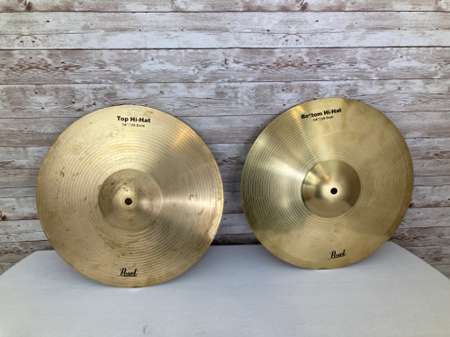 Used Pearl HI HATS 14"  Cymbals 41112-S000097414