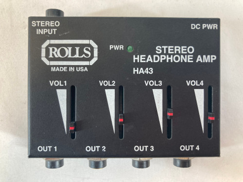 Used Rolls HA43 PRO Headphone Amp Mixer 41127-S000057705