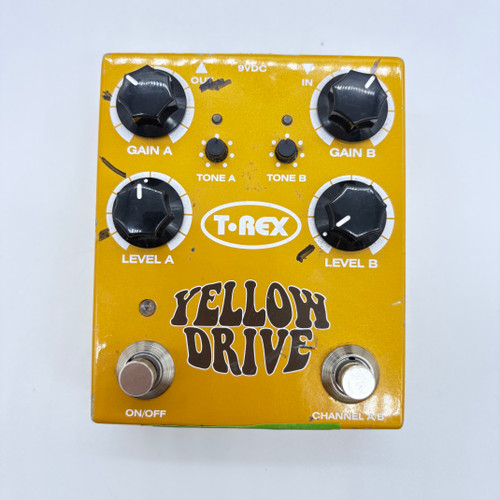 Used T-Rex Engineering YELLOW DRIVE Distortion Pedal 41124-S000204886