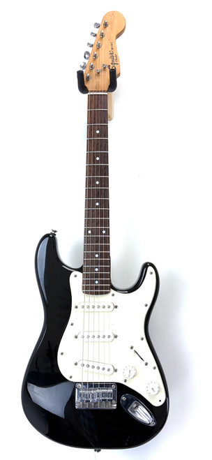 Used Squier STRAT MINI -WEAR- S Type Electric Guitar Black 6-String 41124-S000204891