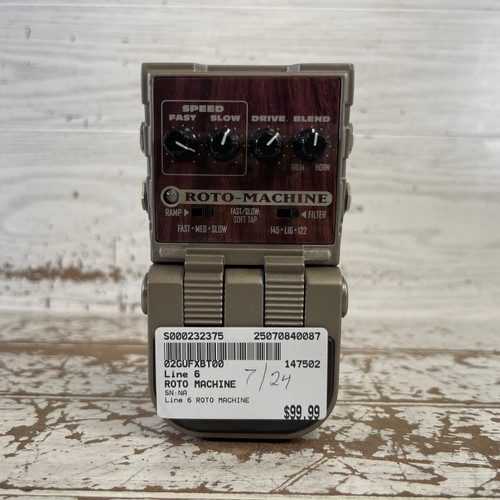 Vist Large View of Product Image Which is Used - Line 6 ROTO MACHINE Effects Pedal 40087-S000232375