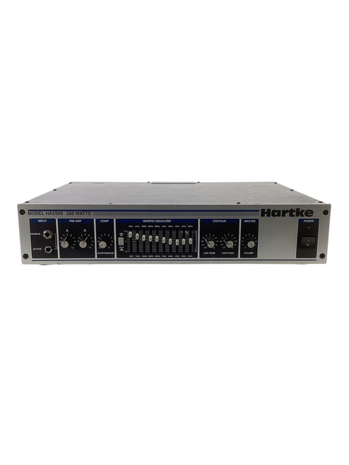 Used Hartke MODEL HA2500 Bass Amplifier Head  41115-S000113121