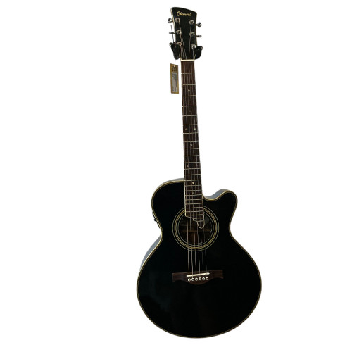 Used Charvel 625C-MBK Laminate Top Acoustic Guitar Black 40009-S000306763