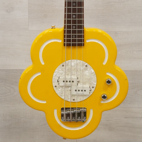 Used Daisy Rock Flower Bass Guitar Yellow 40015-S000328452