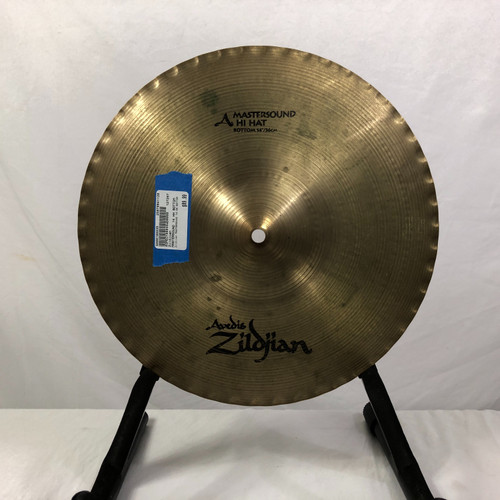 Used Zildjian MASTERSOUND 14 HH BOTTOM Hi Hat Cymbals 14" 41128-S000106635